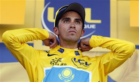 Contador maillot jaune