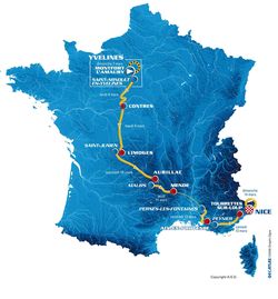 Parcours paris-nice 2010